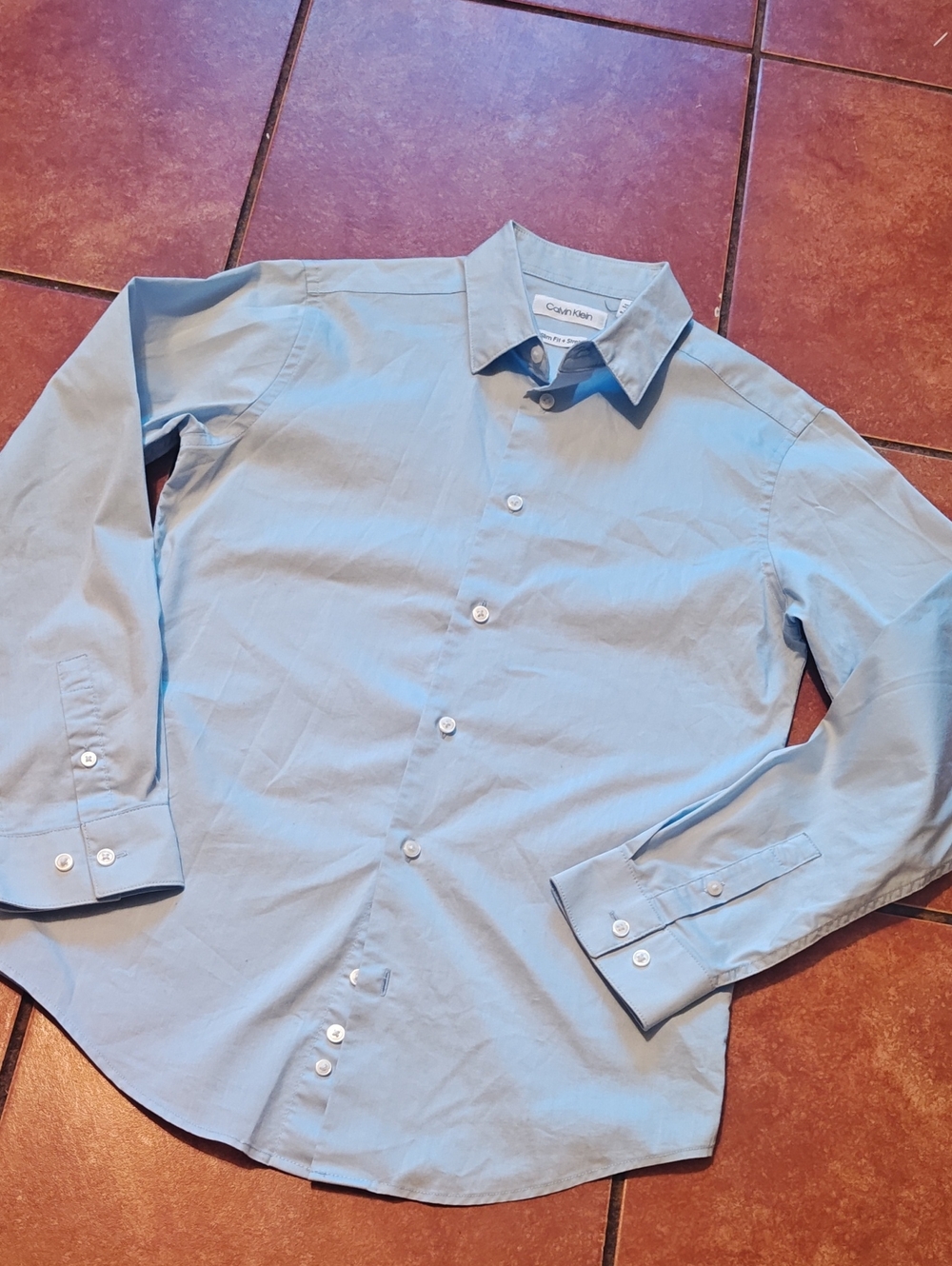 Calvin Klein Teen Light Blue Dress Shirt